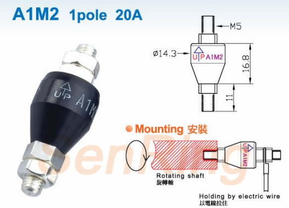 a1m2A1M2系列水銀滑環(huán)(1路20A電流)系列水銀導(dǎo)電滑環(huán)圖紙