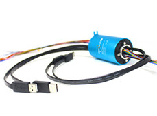 UH2586-02系列USB2.0信號滑環(huán)
